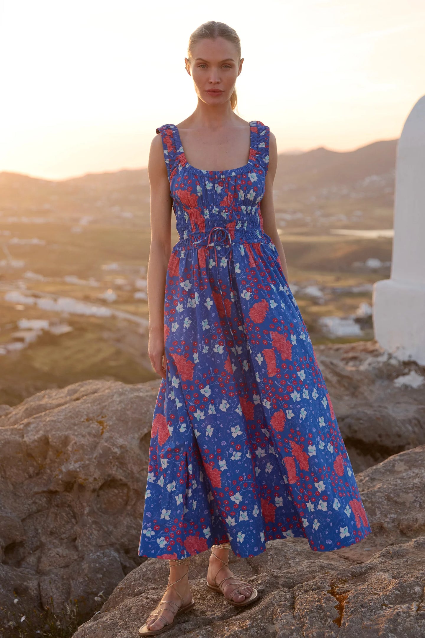 oliphant dresses Oliphant Belted Shirtdress Antico Blue / L
