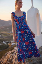 Load image into Gallery viewer, OLIPHANT Harper Dress - Blue Fleur