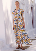Load image into Gallery viewer, OLIPHANT Ruffle Collar Button Maxi - Poppy Marigold