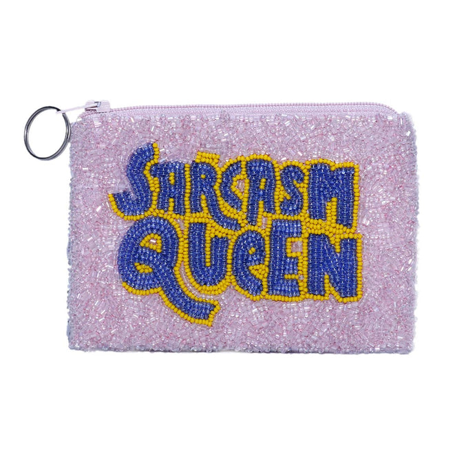 Tiana Designs Beaded Coin Purse - Sarcasm Queen