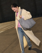 Load image into Gallery viewer, MZ Wallace Large Metro Tote Deluxe II - Black/White Gingham