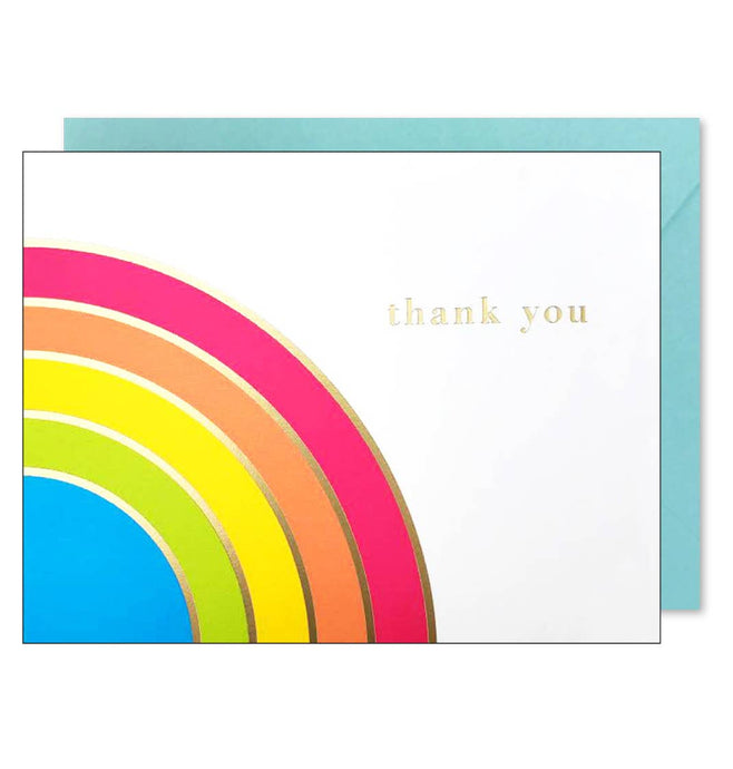 J.Falkner Cards Rainbow Thank You