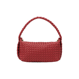 Melie Bianco Alma Recycled Vegan Top Handle Bag - Cranberry