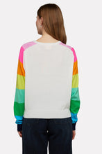 Load image into Gallery viewer, Brodie Rainbow Raglan Crew - Ice Water