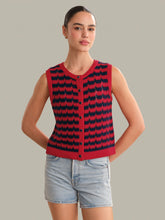 Load image into Gallery viewer, 525 America Isla Striped Button Front Vest - 2 Colors
