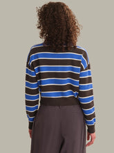 Load image into Gallery viewer, 525 America Vera Double Johnny Collar Rugby - Stripe Pullover