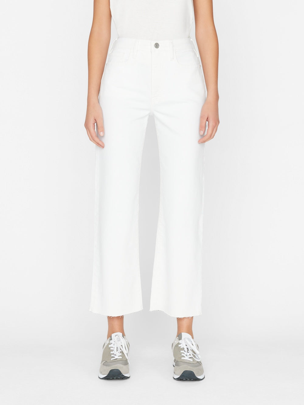 FRAME Le Jane Crop - Blanc