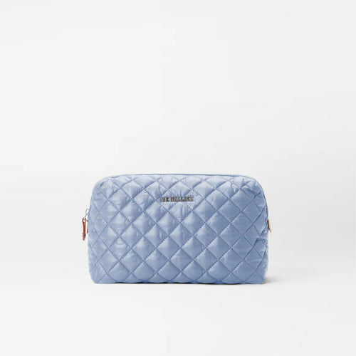 MZ Wallace Mica Cosmetic Bag - Stone Blue