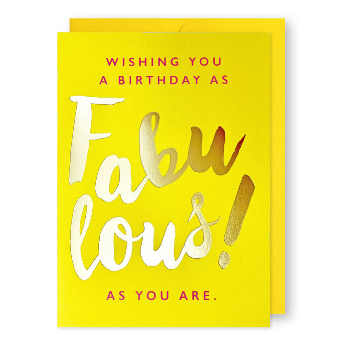 J.Falkner Cards Fabulous Birthday Card