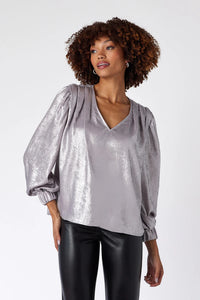 Crosby by Mollie Burch Bishop Blouse - Tinsel