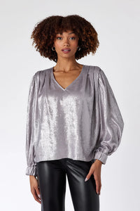 Crosby by Mollie Burch Bishop Blouse - Tinsel