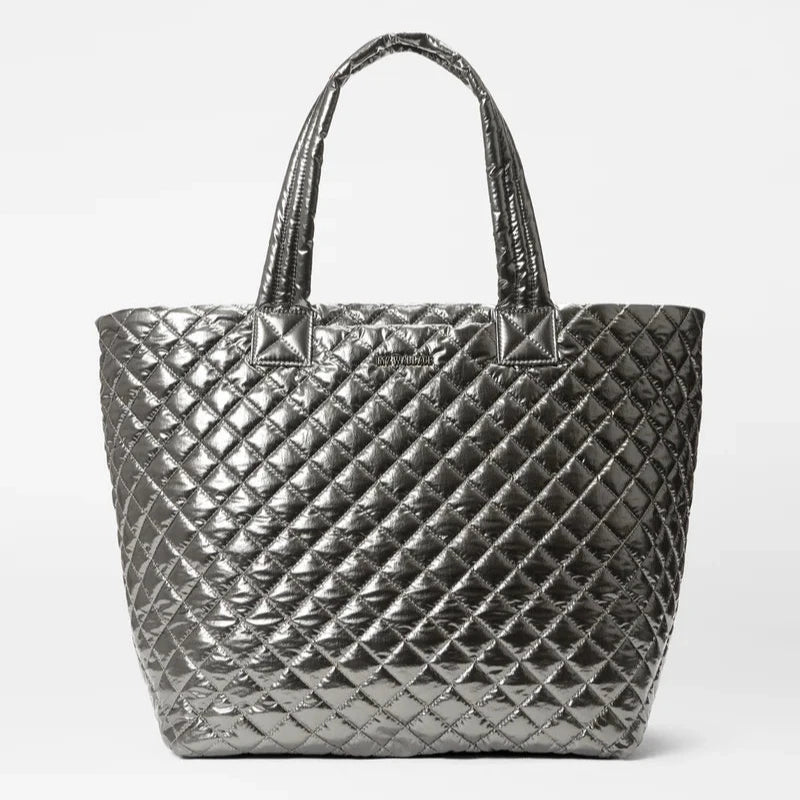 MZ Wallace Large Metro Tote Deluxe - Pewter Metallic