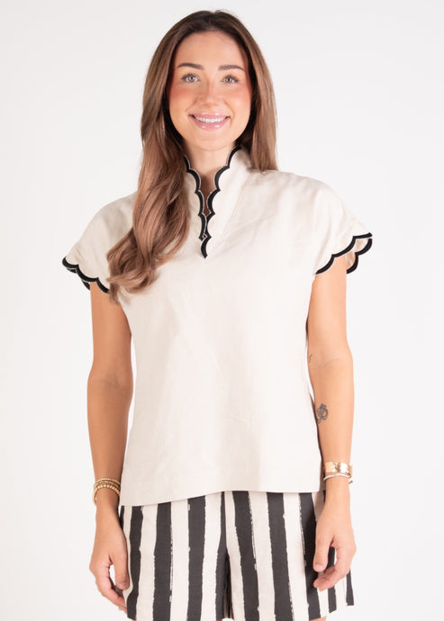 Emily McCarthy Orchid Top - Birch