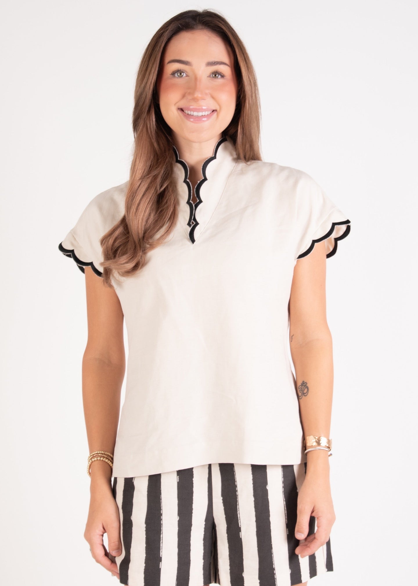 Emily McCarthy Orchid Top - Birch