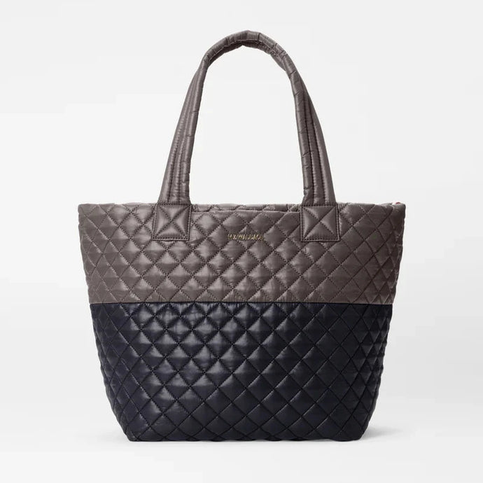MZ Wallace Medium Metro Tote Deluxe - Black/Magnet Color Block