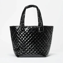 Load image into Gallery viewer, MZ Wallace Medium Metro Tote Deluxe - Black Lacquer