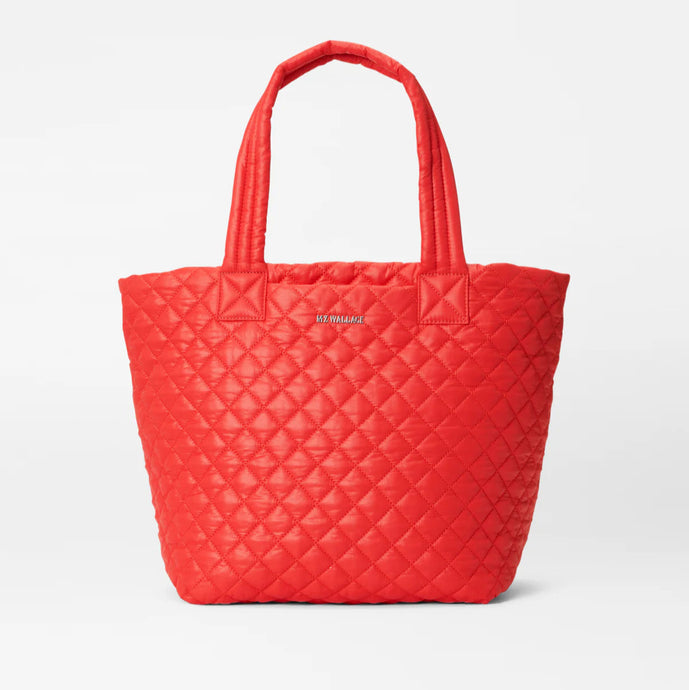 MZ Wallace Medium Metro Tote Deluxe - Bright Cherry