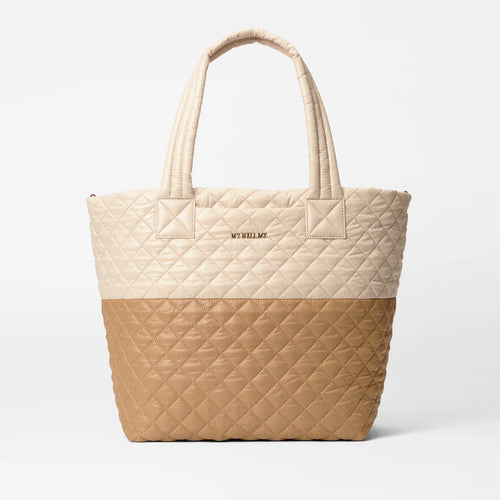 MZ Wallace Medium Metro Tote Deluxe - Buff/Caramel