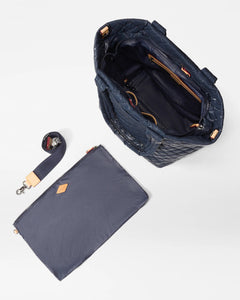 MZ Wallace Medium Metro Tote Deluxe - Ink Liquid