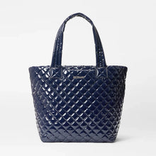 Load image into Gallery viewer, MZ Wallace Medium Metro Tote Deluxe - Navy Lacquer