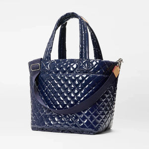 MZ Wallace Medium Metro Tote Deluxe - Navy Lacquer