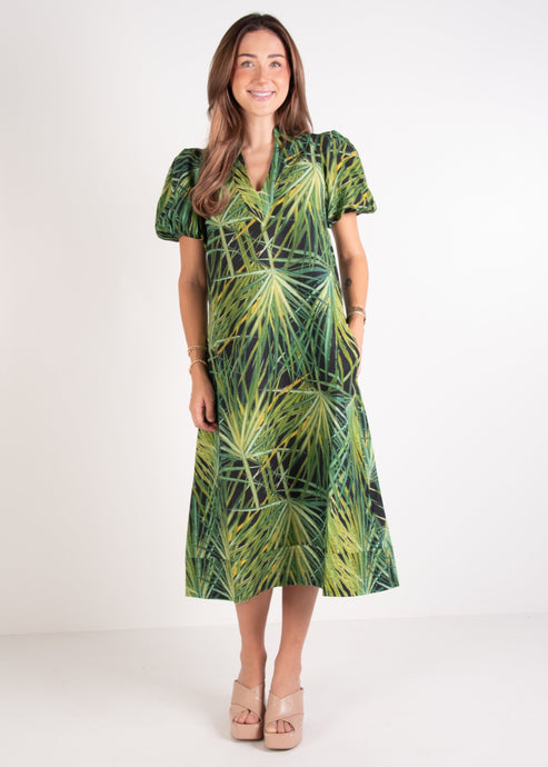Emily McCarthy Hampton Dress - Bellamy Palm