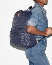 Load image into Gallery viewer, MZ Wallace Metro Backpack - Navy