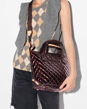 Load image into Gallery viewer, MZ Wallace Small Sutton Deluxe - Bordeaux Lacquer