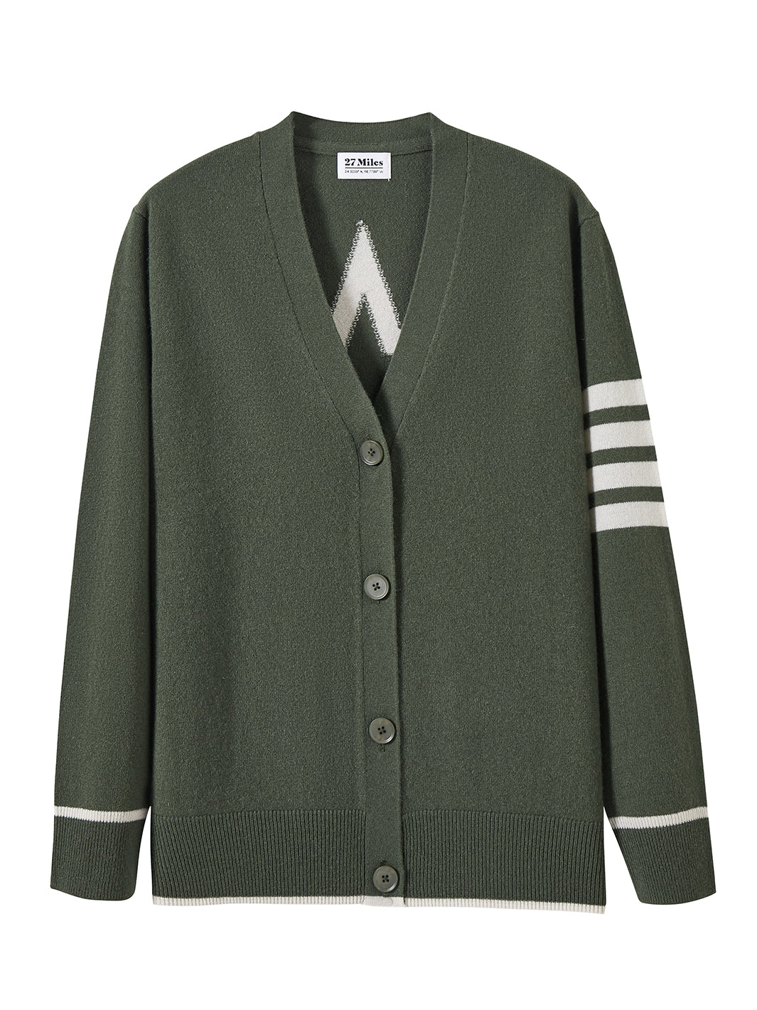 27 Miles Kait Cardigan - Military