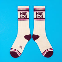 Load image into Gallery viewer, Gumball Poodle - Wine Snob Gym Crew Socks