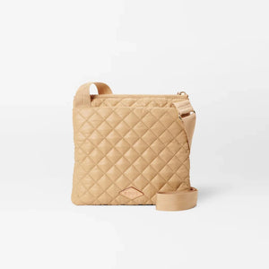 MZ Wallace Metro Flat Crossbody - Camel