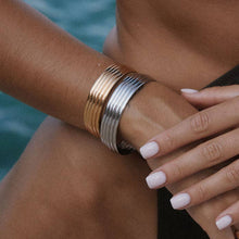 Load image into Gallery viewer, Luv AJ The Ridged Positano Cuff - 2 Colors