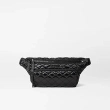 Load image into Gallery viewer, MZ Wallace Crosby Crossbody Sling Bag - Black Liquid