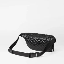 Load image into Gallery viewer, MZ Wallace Crosby Crossbody Sling Bag - Black Liquid