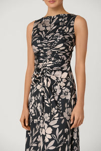 Shoshanna Rosetta Dress - Jet/Ecru