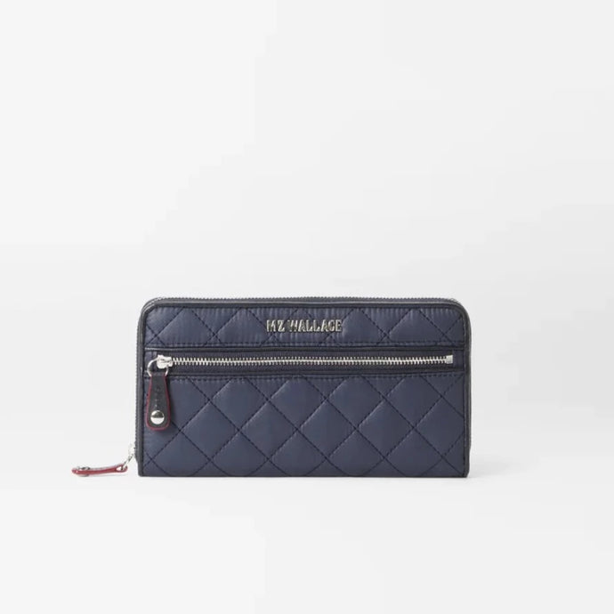 MZ Wallace Metro Crosby Long Wallet - Dawn