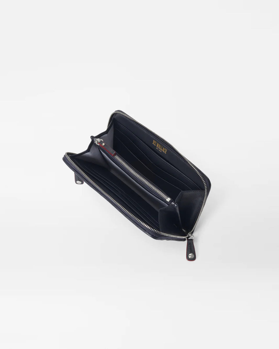 MZ Wallace Metro Crosby Long Wallet - Dawn – Luck Lafayette