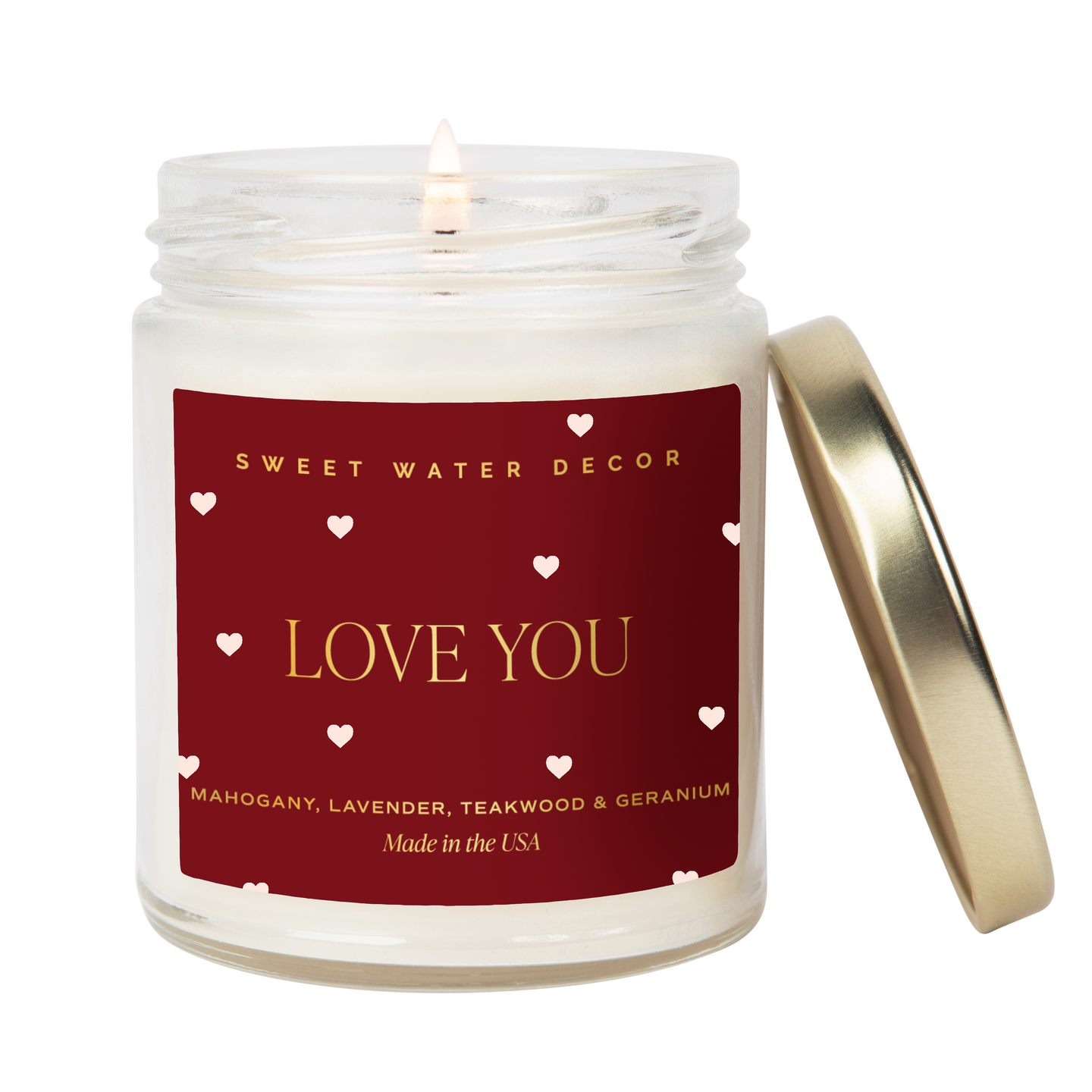 Sweet Water Decor Soy Candle - Love You