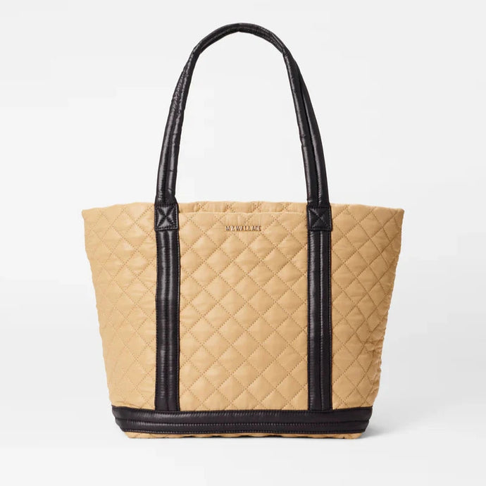 MZ Wallace Medium Empire Tote - Camel/Black