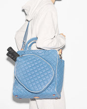 Load image into Gallery viewer, MZ Wallace Pickleball Tote - Cornflower Blue/Pebble