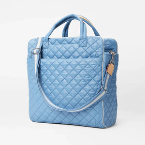 MZ Wallace Pickleball Tote - Cornflower Blue/Pebble