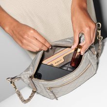 Load image into Gallery viewer, MZ Wallace Small Crosby Crossbody Sling - Sable Pearl Metallic