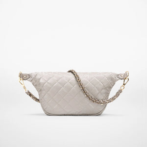 MZ Wallace Small Crosby Crossbody Sling - Sable Pearl Metallic