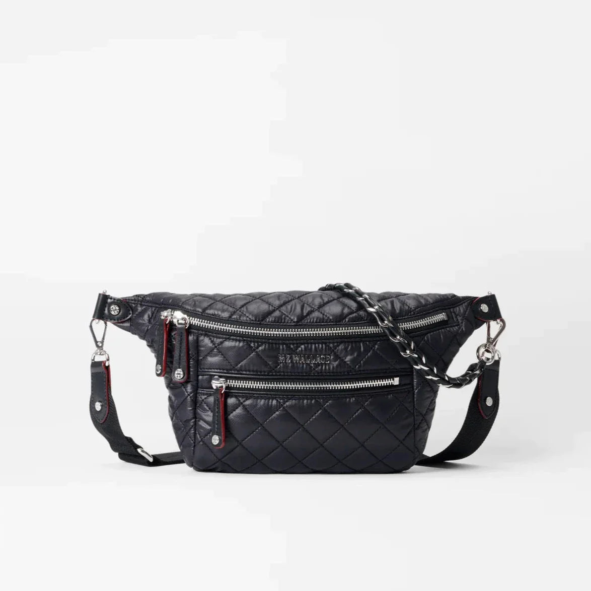 MZ Wallace Small Crosby Crossbody Sling Bag - Black