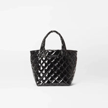 Load image into Gallery viewer, MZ Wallace Micro Metro Tote Deluxe - Black Lacquer