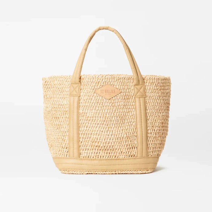 MZ Wallace Small Raffia Tote - Raffia/Camel