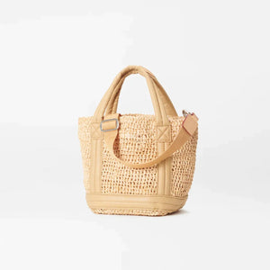 MZ Wallace Mini Raffia Tote - Raffia/Camel