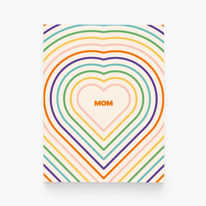 paper&stuff Mom Hearts Greeting Card