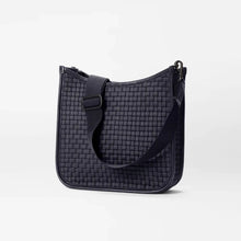 Load image into Gallery viewer, MZ Wallace Woven Box Crossbody - Black