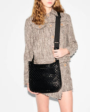 Load image into Gallery viewer, MZ Wallace Woven Box Crossbody - Black Lacquer